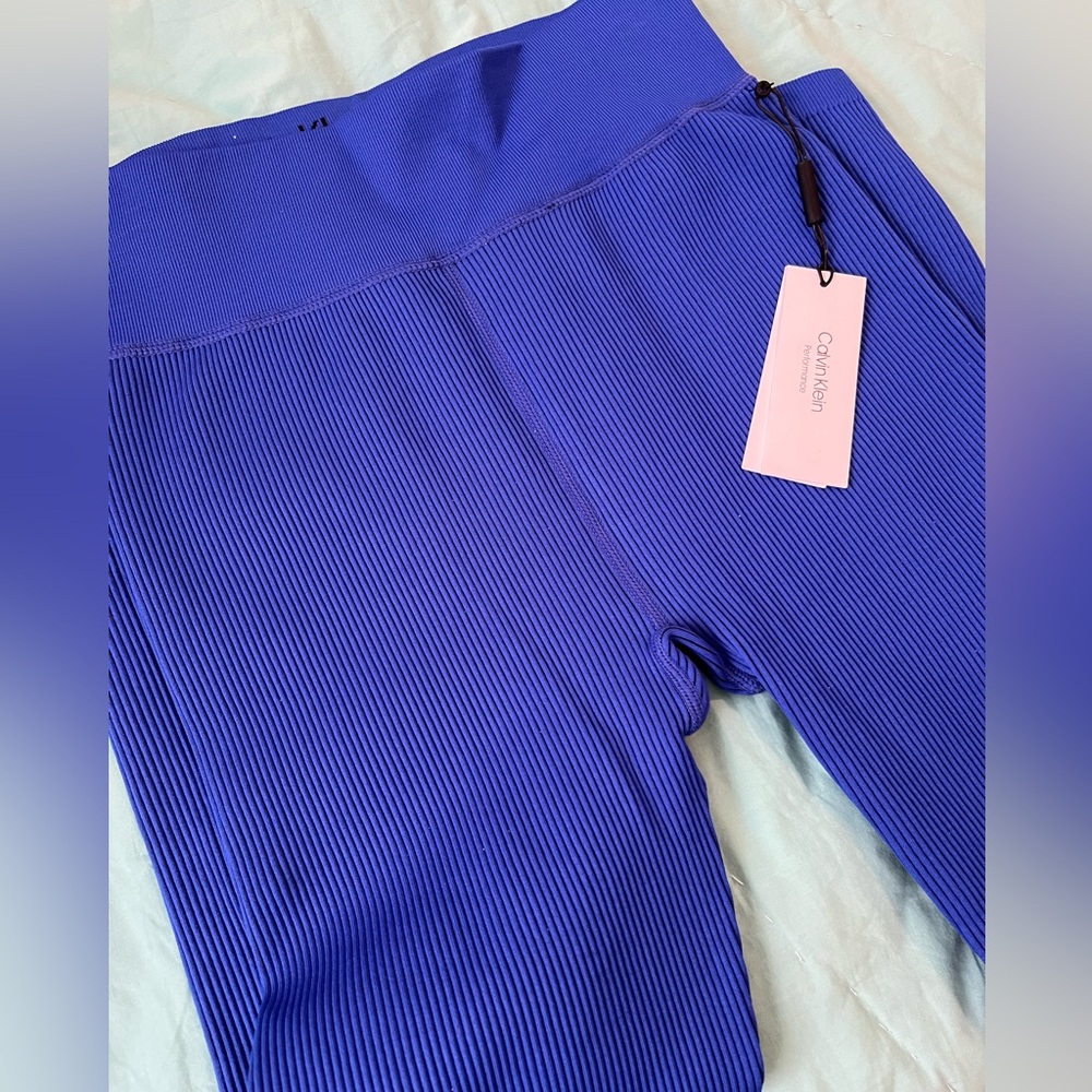 Calvin Klein performance ribbed leggings